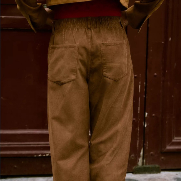 🍂 Zara Collection Corduroy Pants Size 6 - Picture 4 of 16